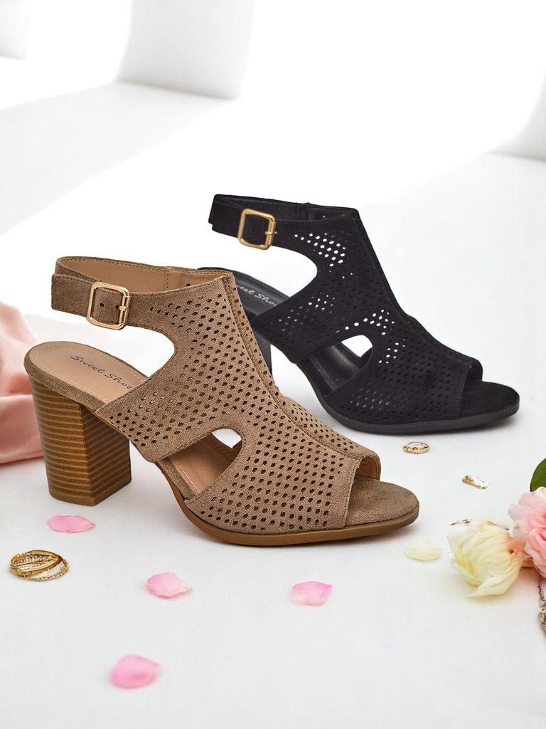 Resti Women’s cut-out block-heel sandals Abetle