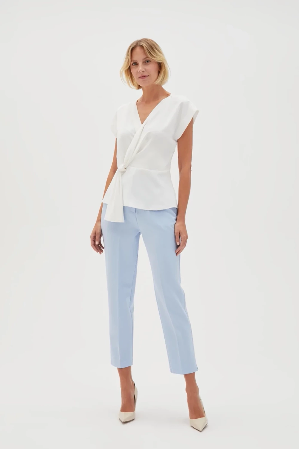 Marisse Women&#039;s Shirt L-Ko-4605 Off White