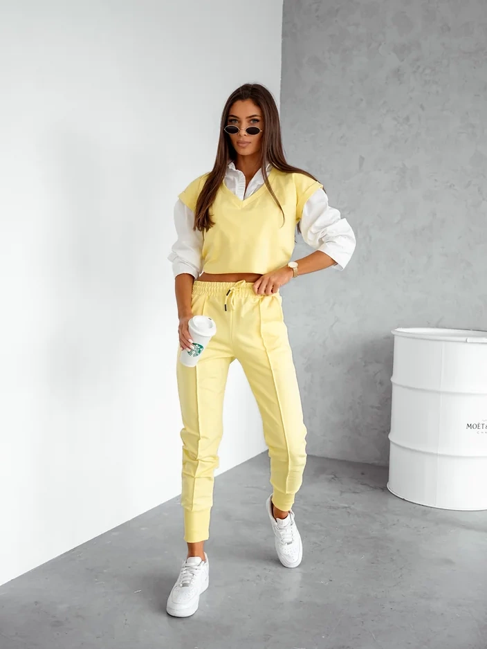 Resti Women's cotton casual set with short sleeves