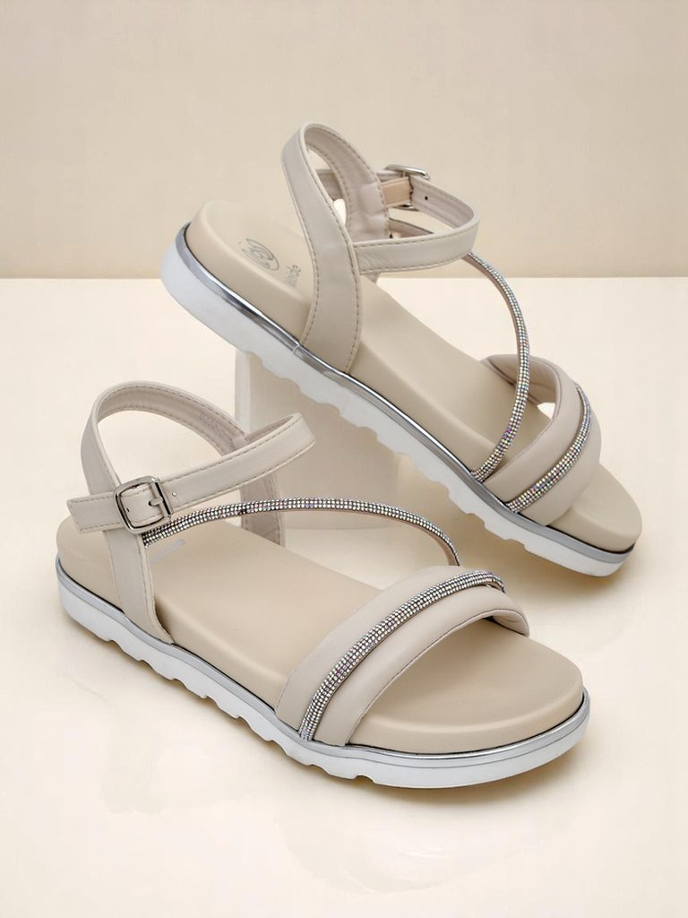 Resti Royal Fashion Women's Rhinestone Wedge Sandals Magnol
