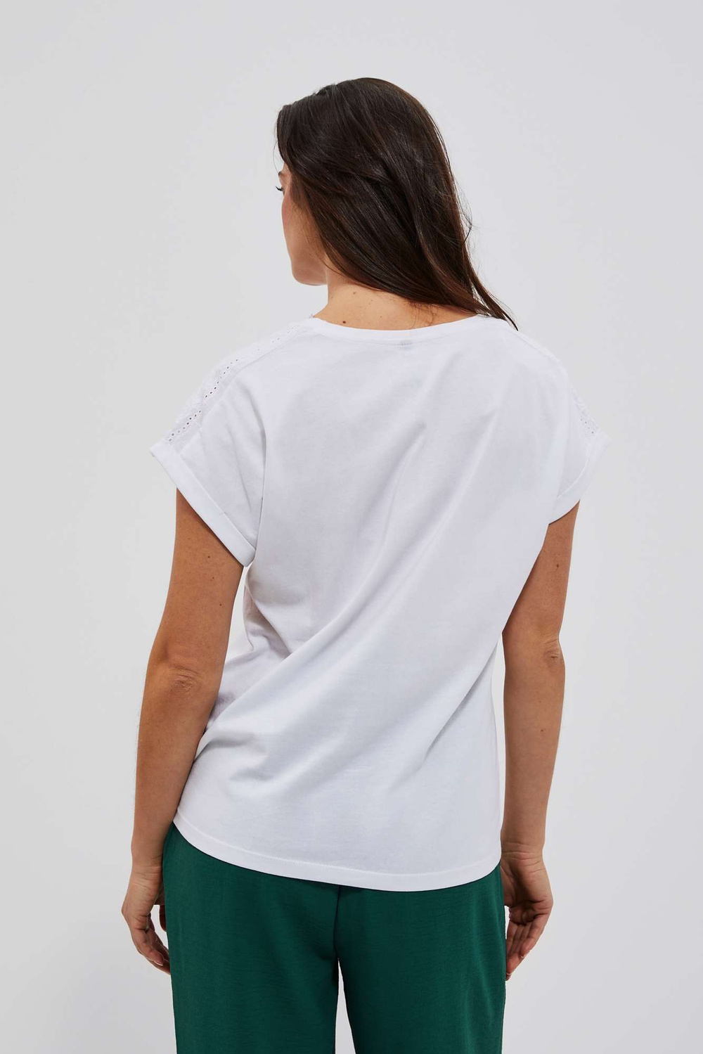 Marisse Women's T-Shirt L-Ts-4031 White