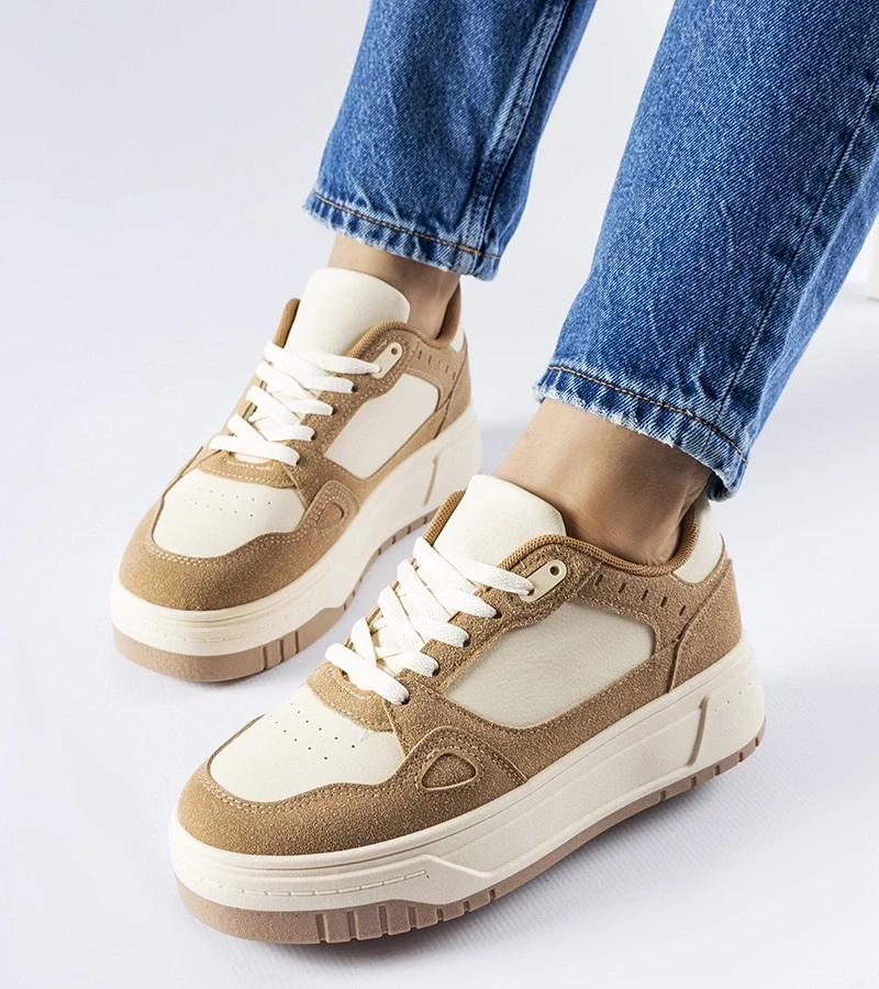 D/CEO Beige Selma womens sneakers