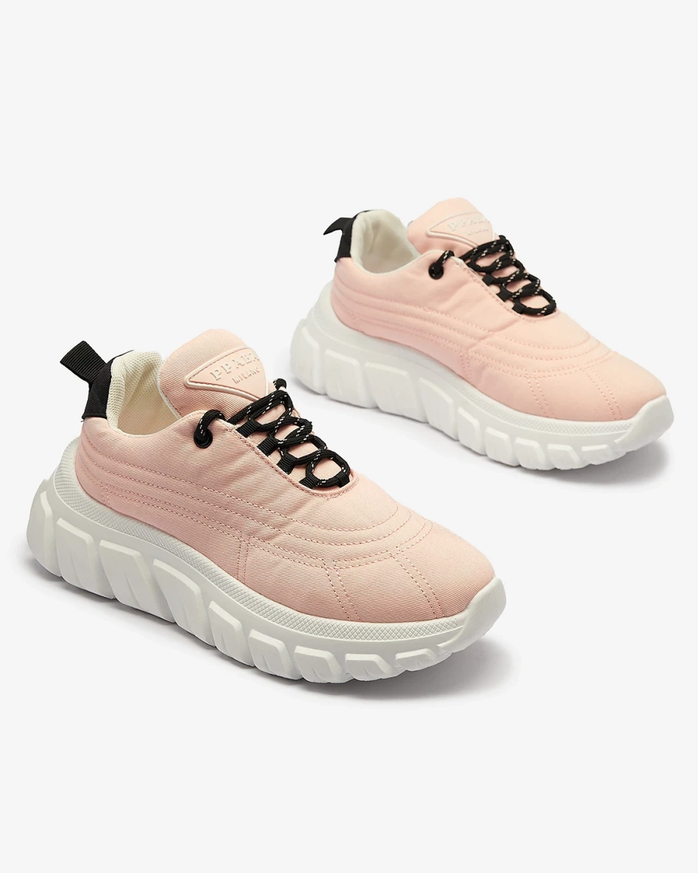 Resti Light pink women's fabric sports shoes Riotay- Footwear