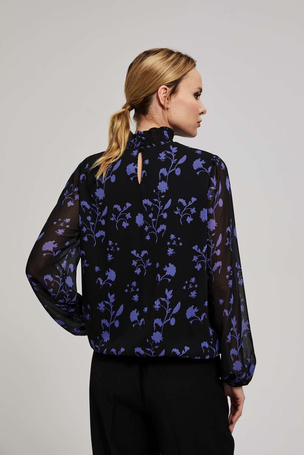 Shirt with floral pattern