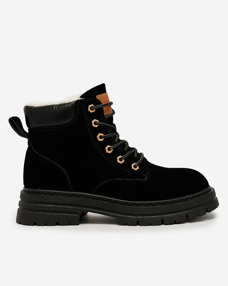 Resti Women&#039;s insulated trapper boots in black Radoras