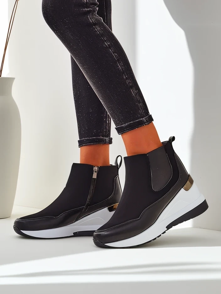 Resti Women&#039;s ankle boots on a hidden wedge Zafico