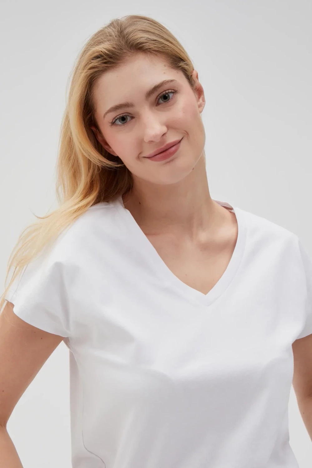 Marisse Women's T-Shirt L-Ts-4623 White
