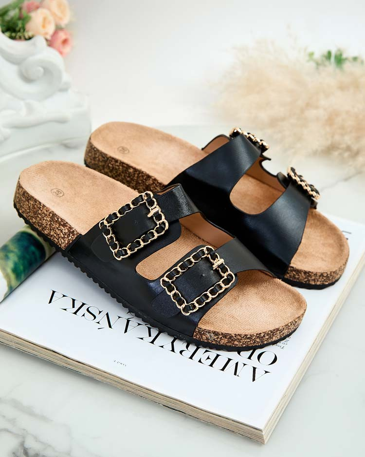 Resti Royalfashion Women&#039;s flip-flops with buckles Monenas