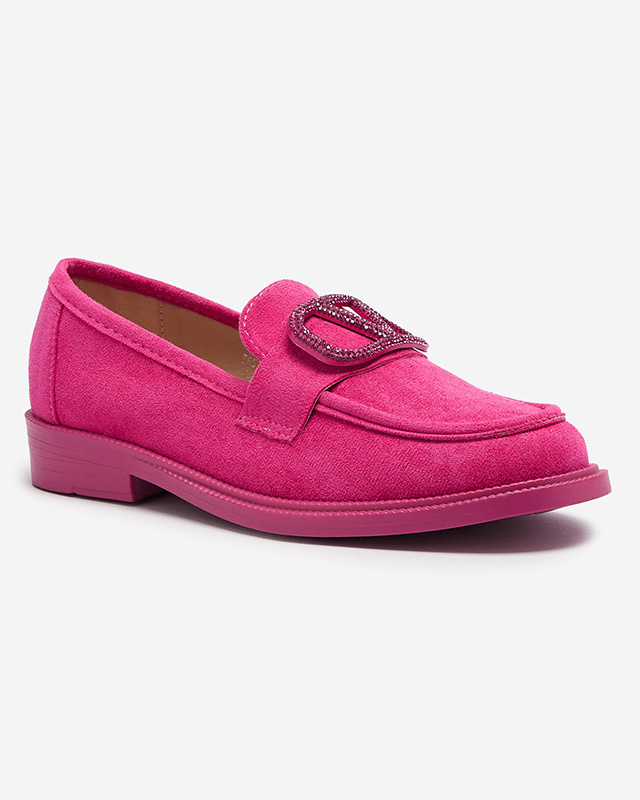 Resti Fuchsia women&#039;s moccasins with decoration Fogras- Footwear