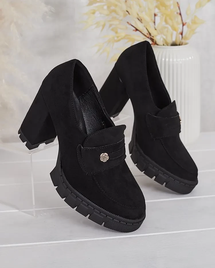 Resti Women&#039;s high stiletto moccasins Nerio