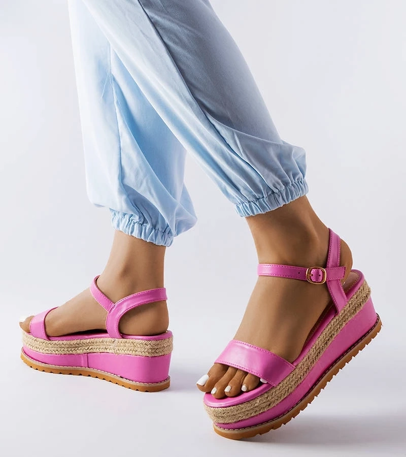 Gemre Sandale cu platformă Access roz