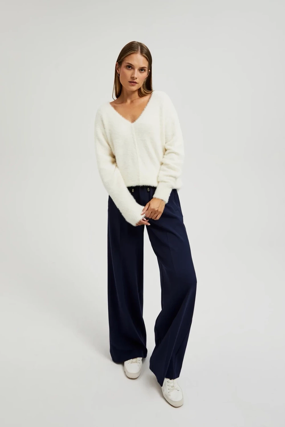 Marisse Women&#039;s Sweater Z-Sw-4569 Off White