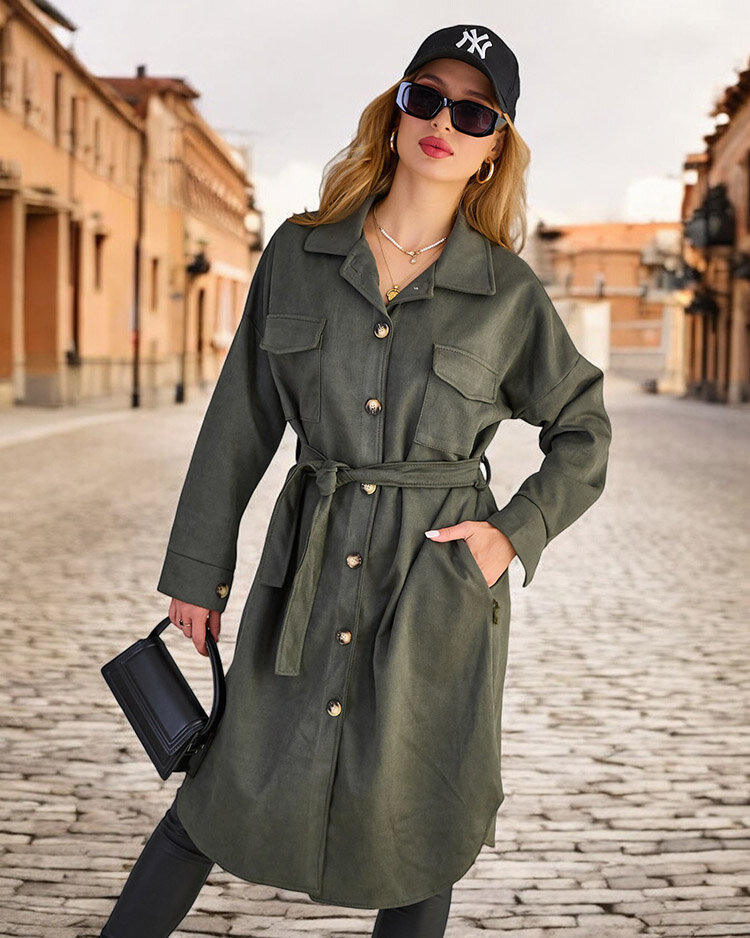 Resti Women's Shirt Type Coat