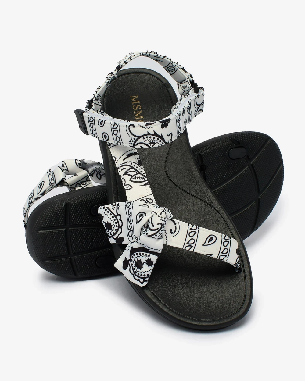 Resti White women's sandals with bow Oyall