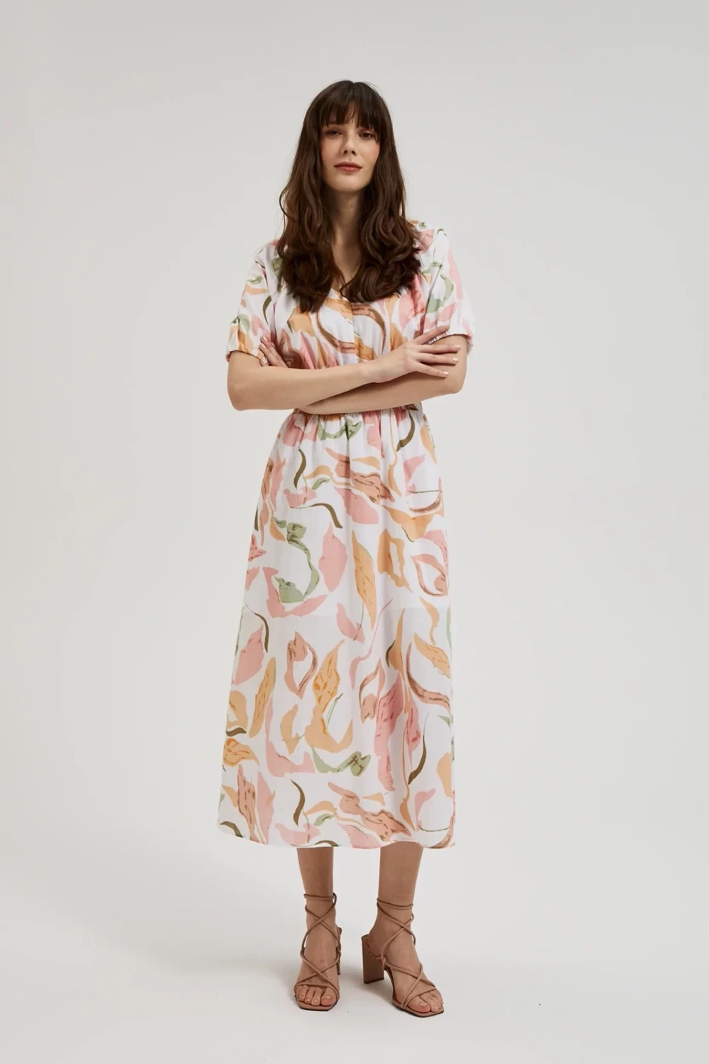 Marisse Women's Dress L-Su-4349 White