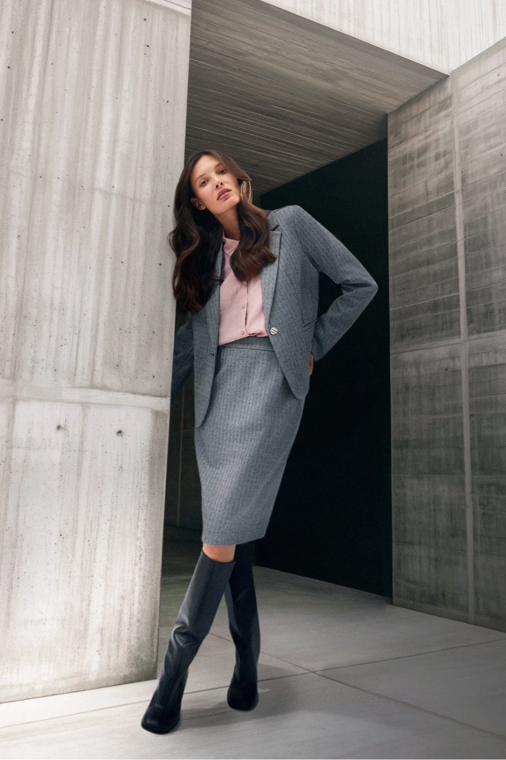 Marisse Women's Jacket Z-Mr-4502 Grey