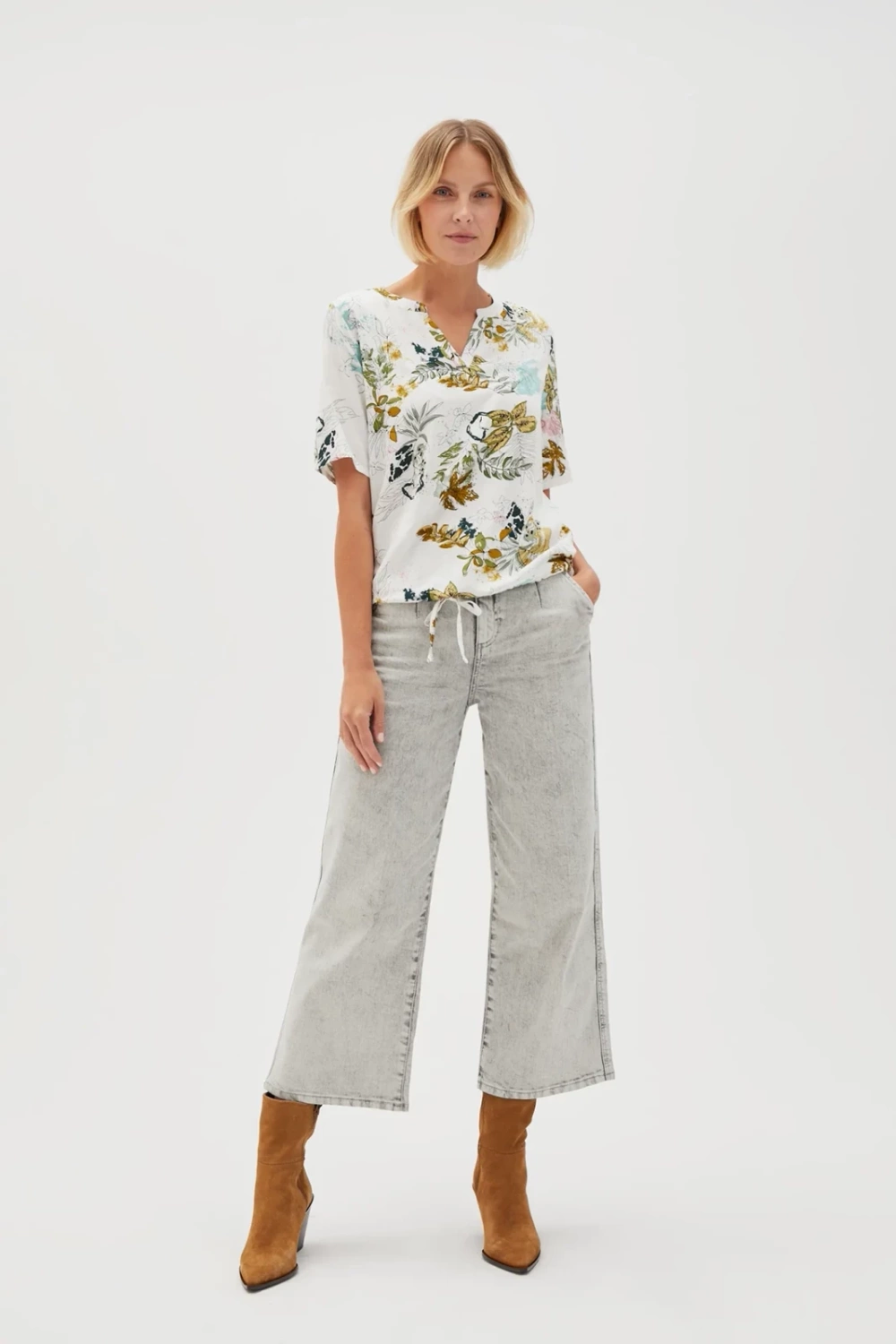 Marisse Women&#039;s Shirt L-Ko-4627 Off White