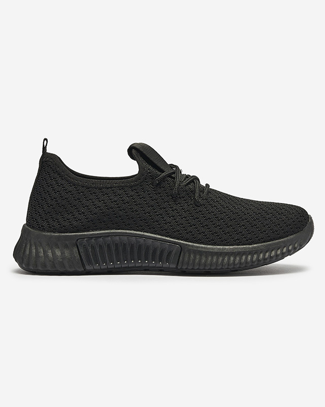 Resti Black women's fabric sports shoes Vobbu- Footwear