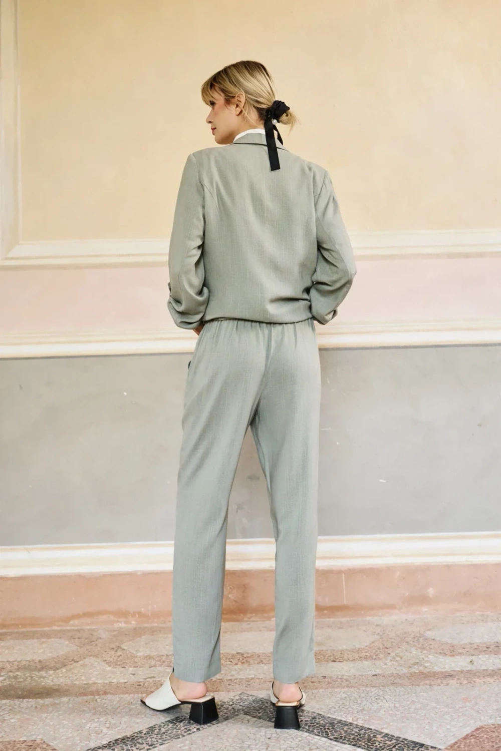 Marisse Women's Trousers L-Sp-4635 Olive