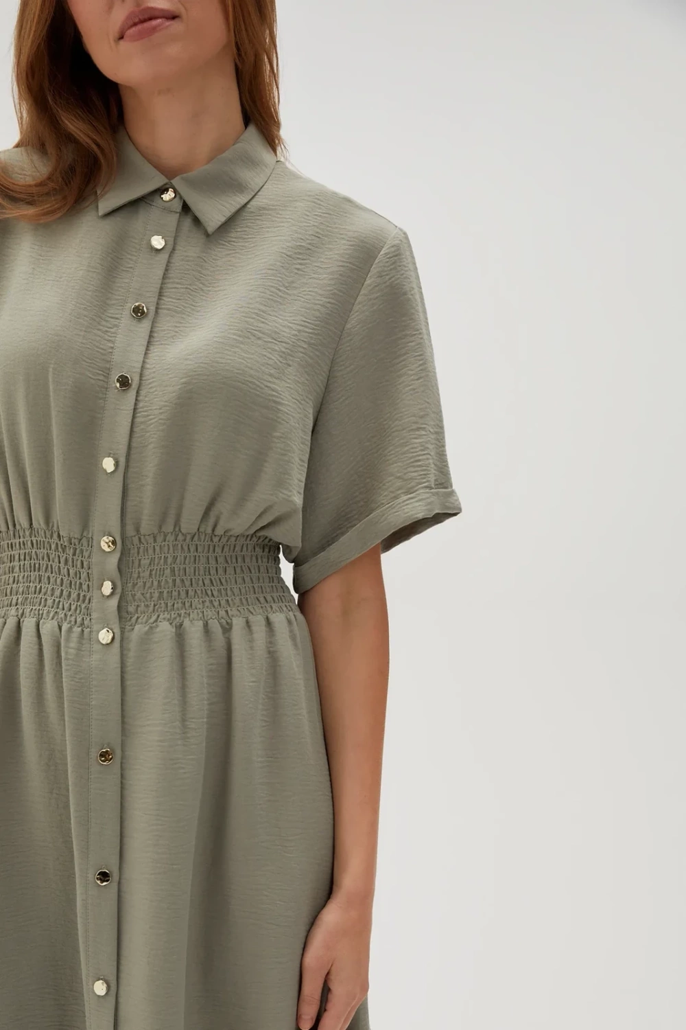 Marisse Women's Dress L-Su-4614 Olive