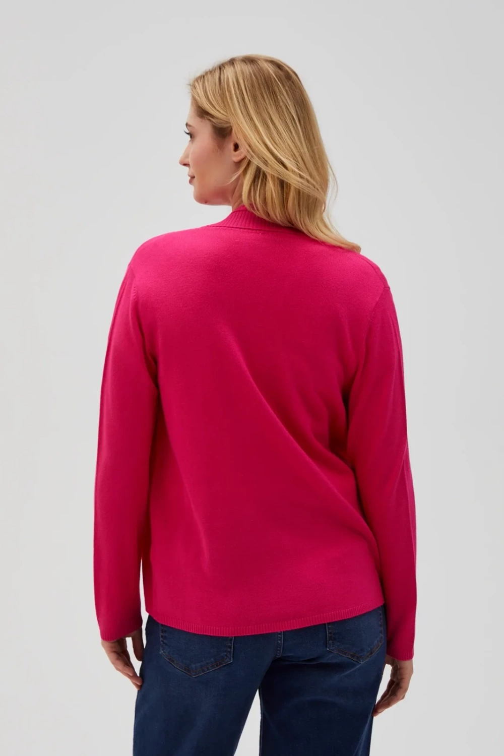 Marisse Women's Sweater L-Sw-4603 Fuchsia
