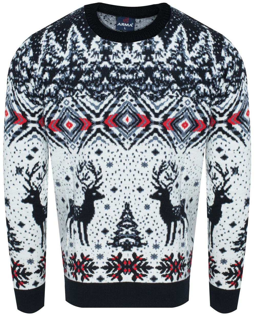 ARMA - Пуловер с гранат и коледен мотив