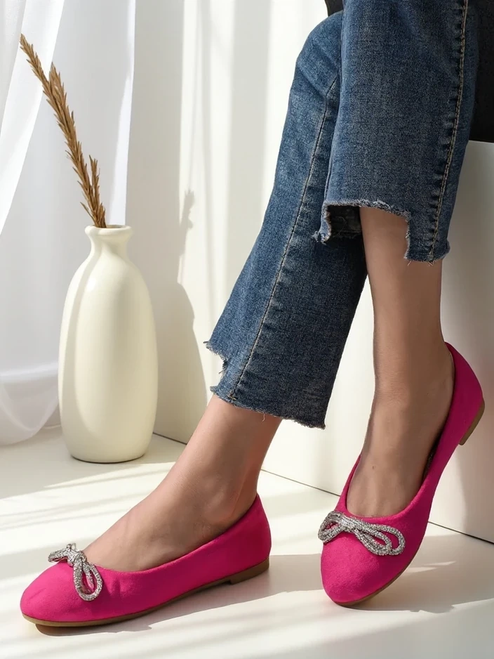 Resti Women's ballet flats with a bow Ofelna