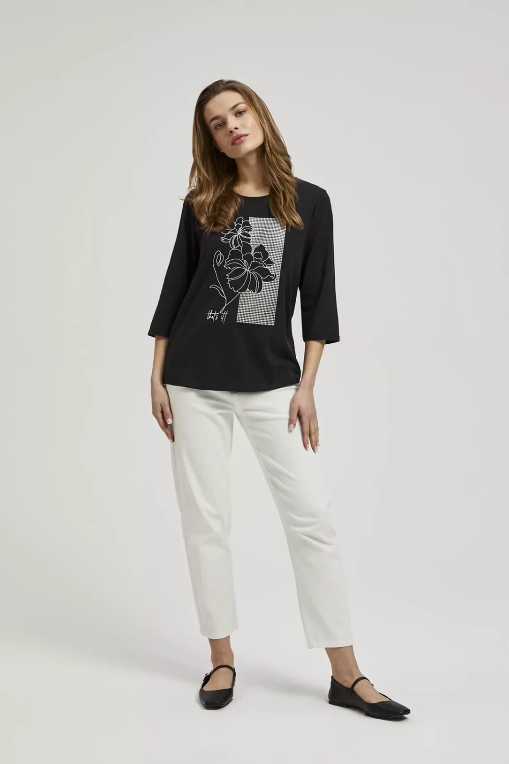 Marisse Women&#039;s Blouse L-Ts-4324 Black
