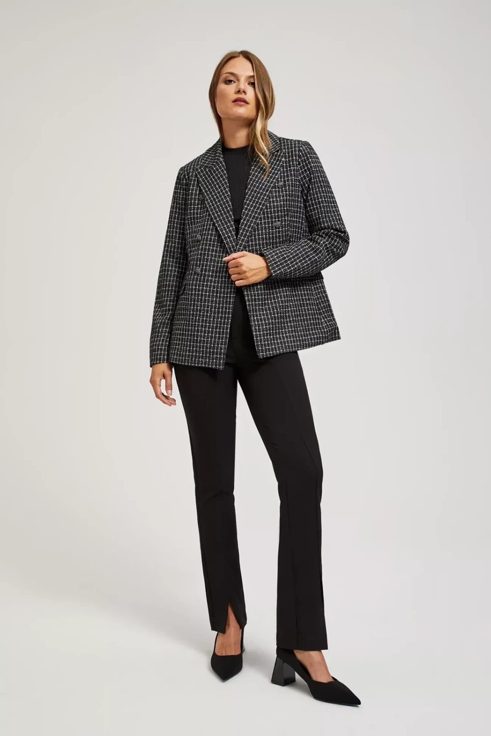 Marisse Double-Breasted Jacket With Decorative Buttons