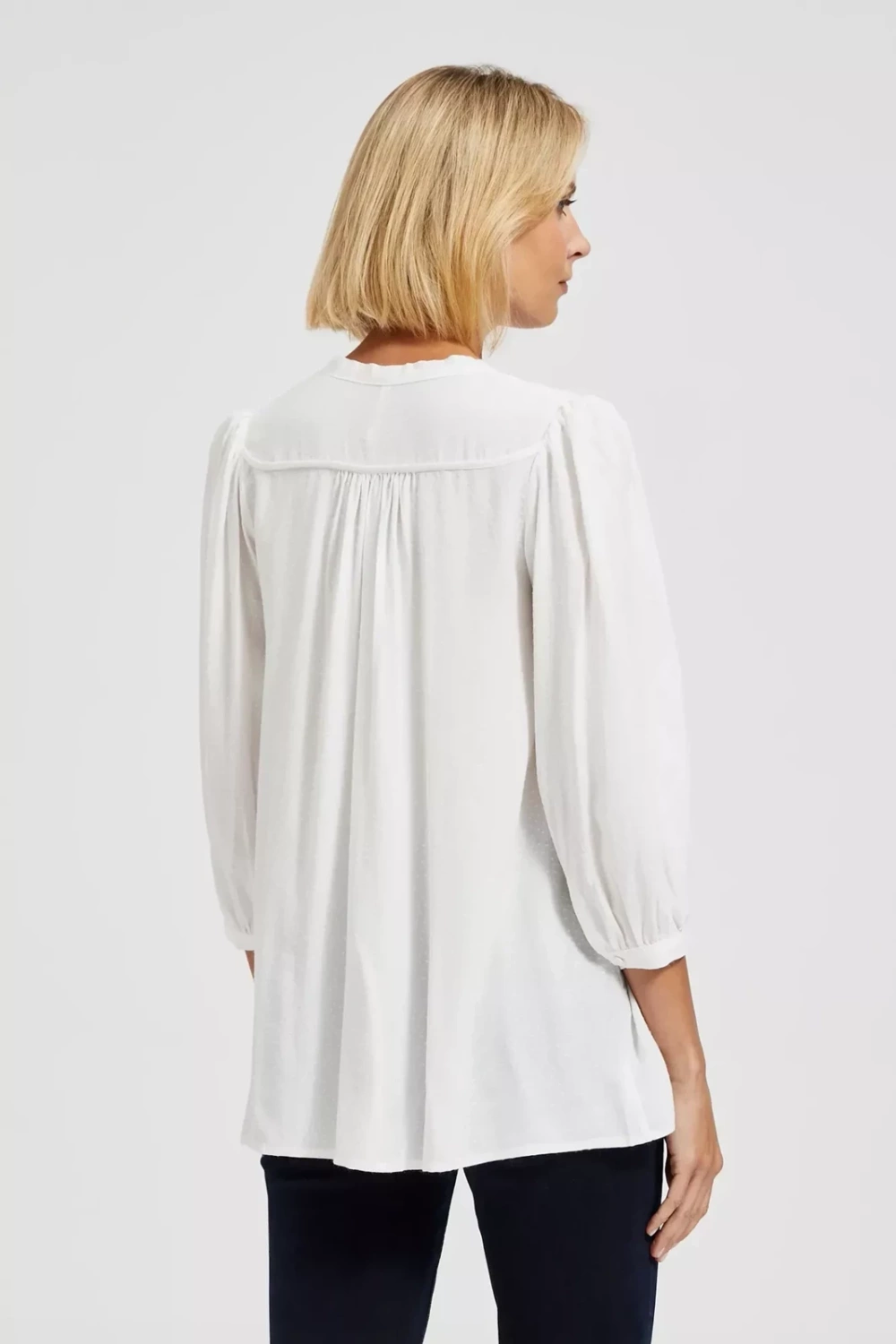 Marisse Women's Shirt L-Ko-4319 Off White
