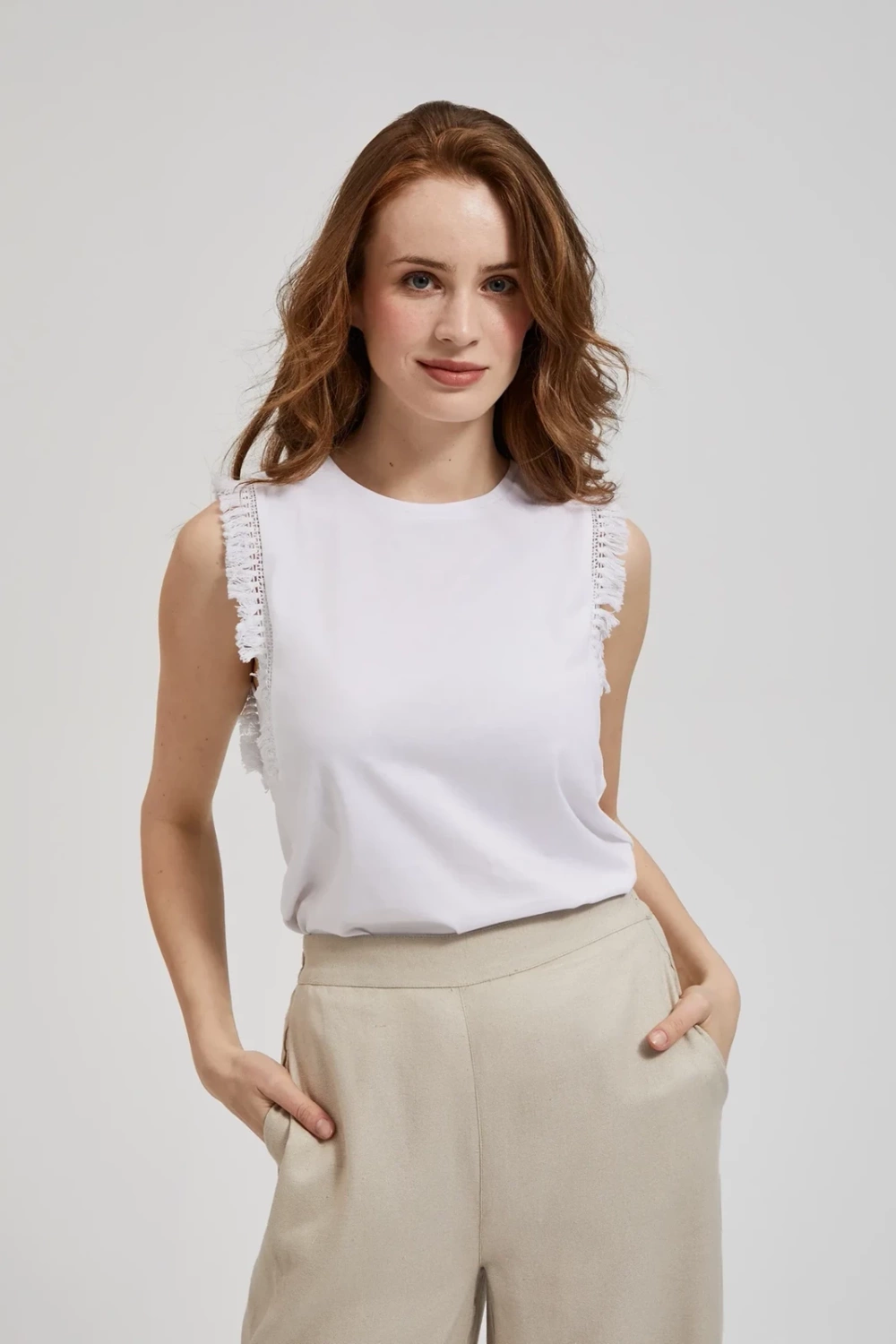 Marisse Women&#039;s Blouse L-Ts-4382 White