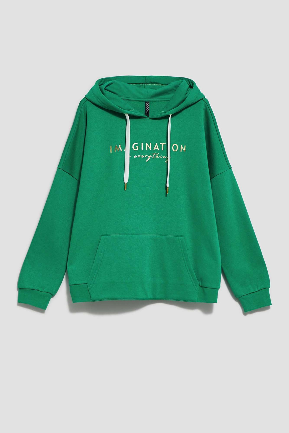 Hoodie with inscription