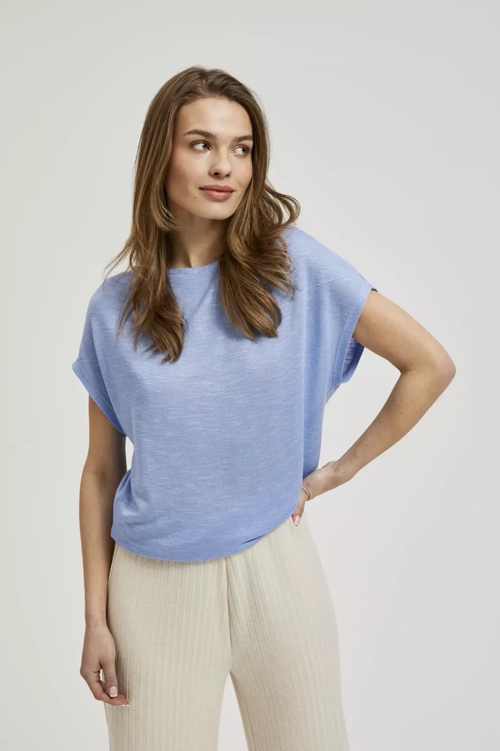 Marisse Women&#039;s Blouse L-Ts-4336 L.Blue