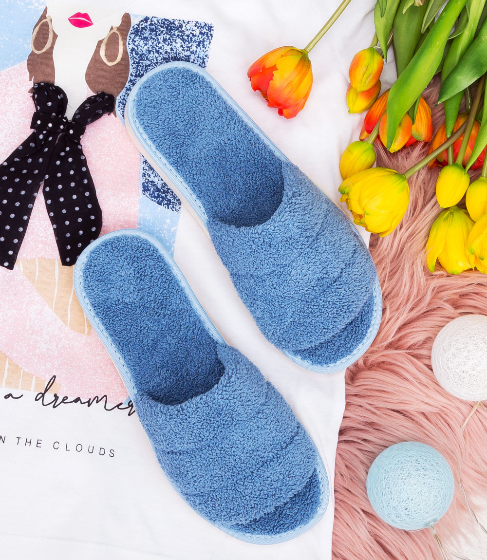 Дамски чехли Natural Style NS-047 Сини