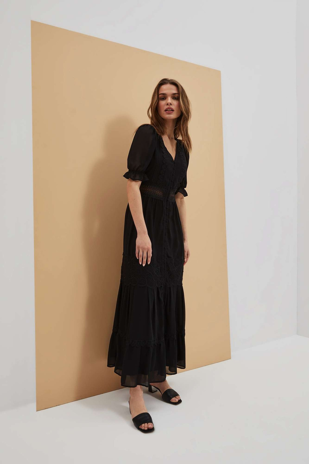 Marisse Women&#039;s Dress L-Su-4054 Black