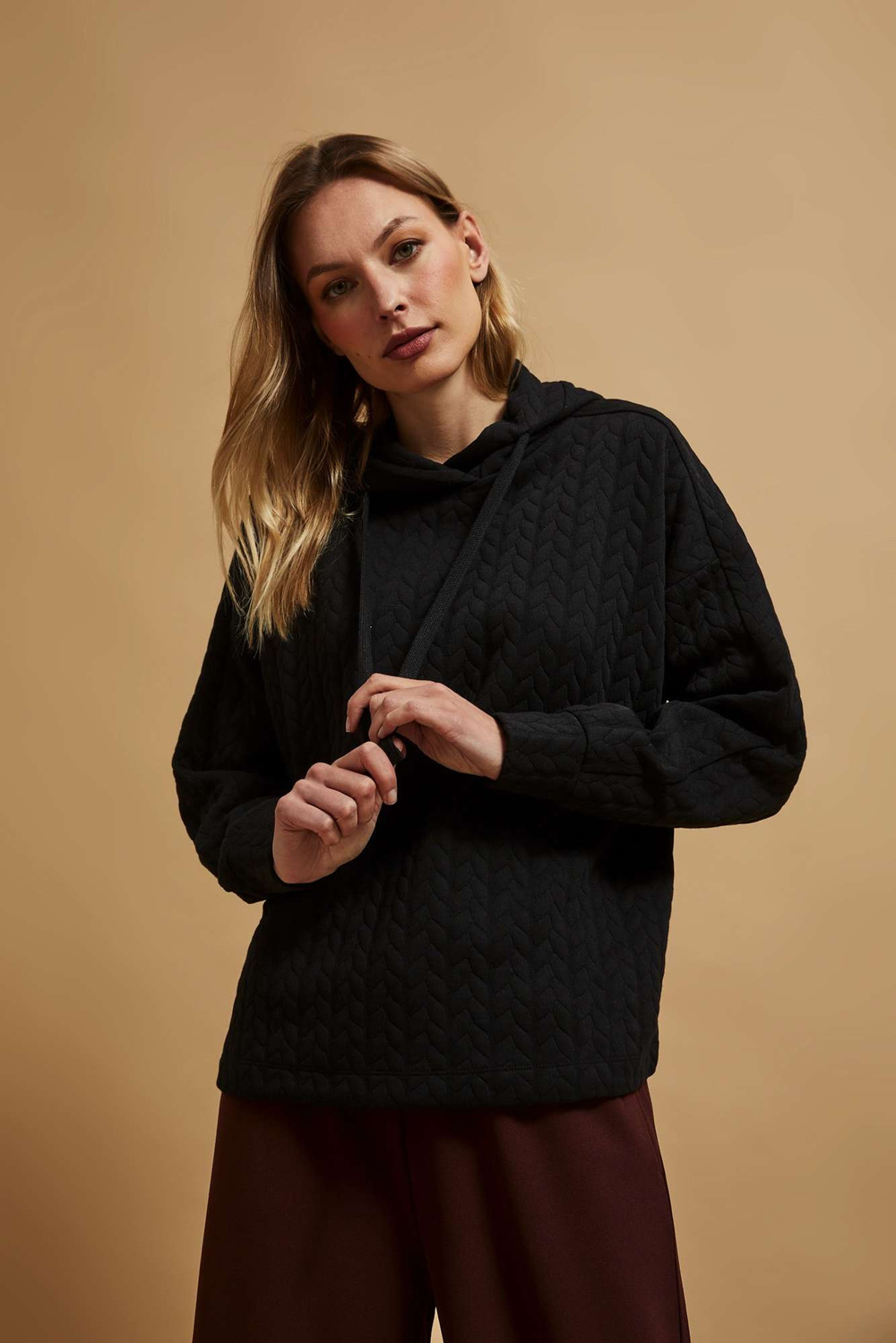 Marisse Black Hoodie