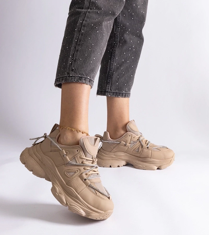 Gemre Pantofi sport bej închis pentru femei Ivett