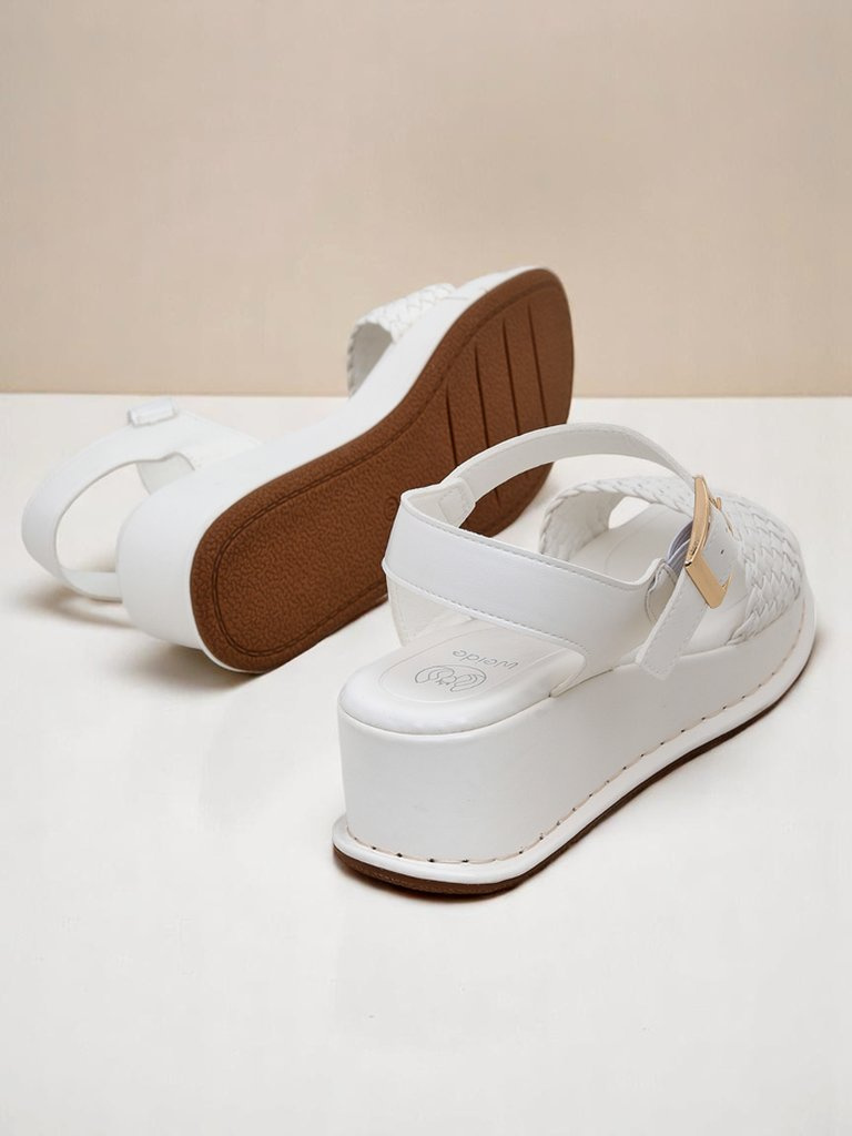 Resti Royal Fashion Women's braided wedge sandals, Fiolle style