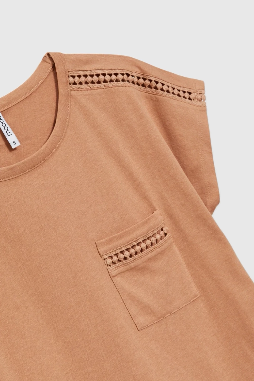 Marisse Women's T-Shirt L-Ts-4635 L.Brown