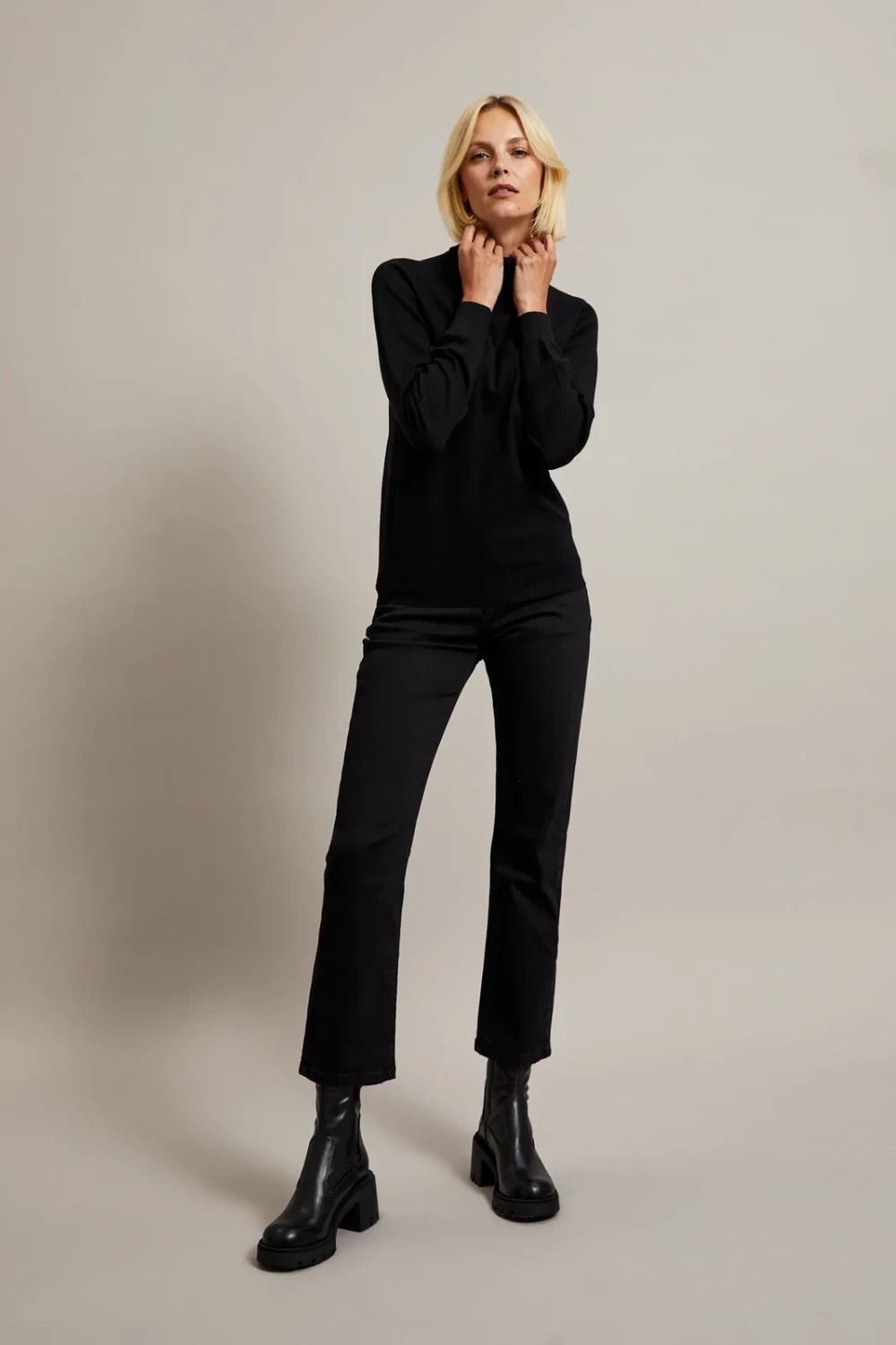 Marisse Women's Sweater Z-Sw-4506 Black