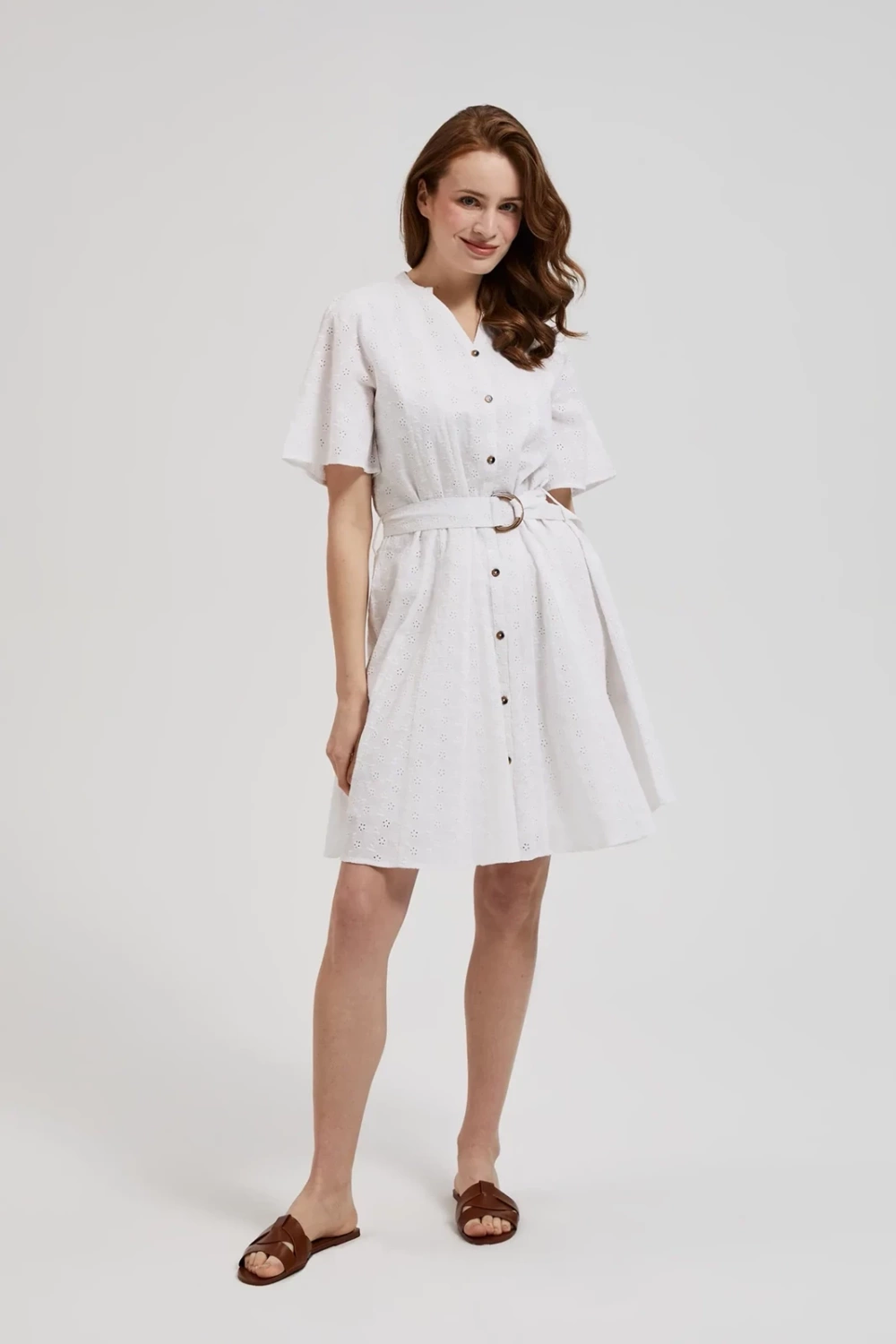 Marisse Women&#039;s Dress L-Su-4340 White