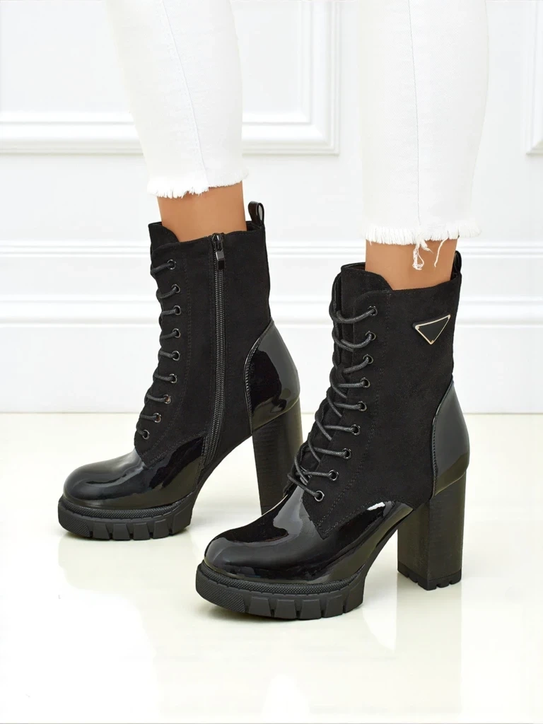 Resti Women's Event Bramble Eco-Suede Heeled Ankle Boots