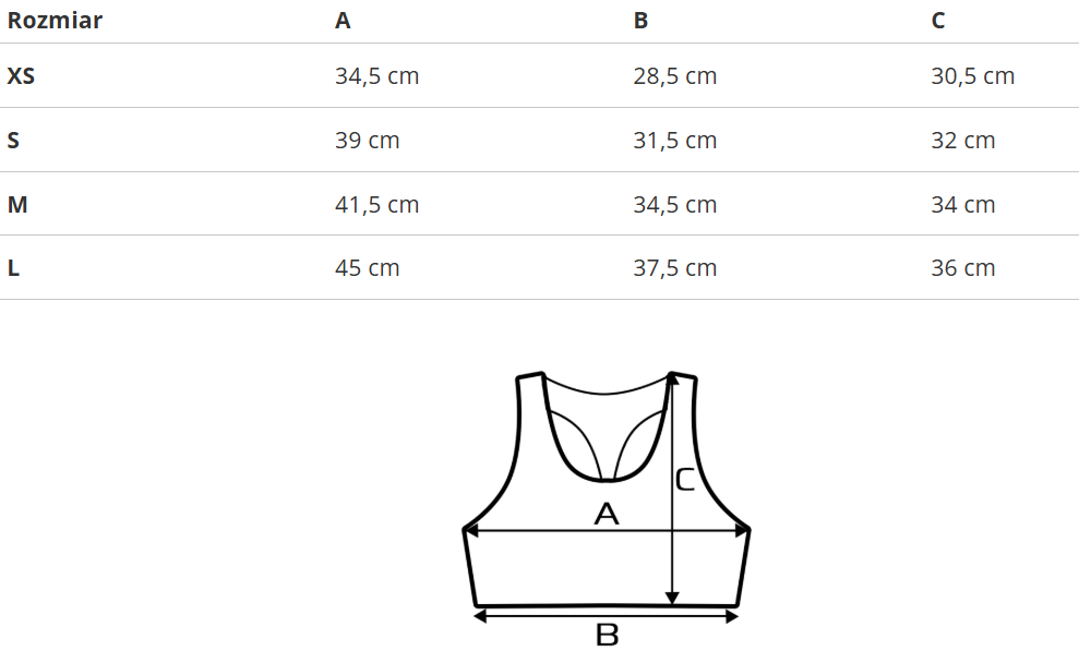 Športová podprsenka Reebok