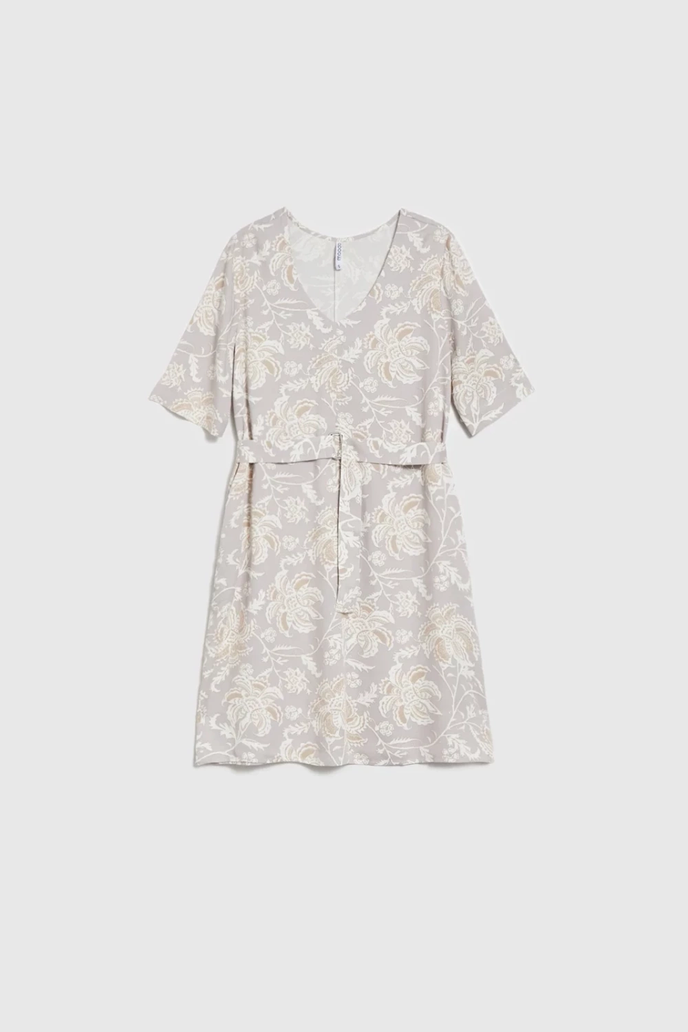 Marisse Viscose Dress With A Pink Belt