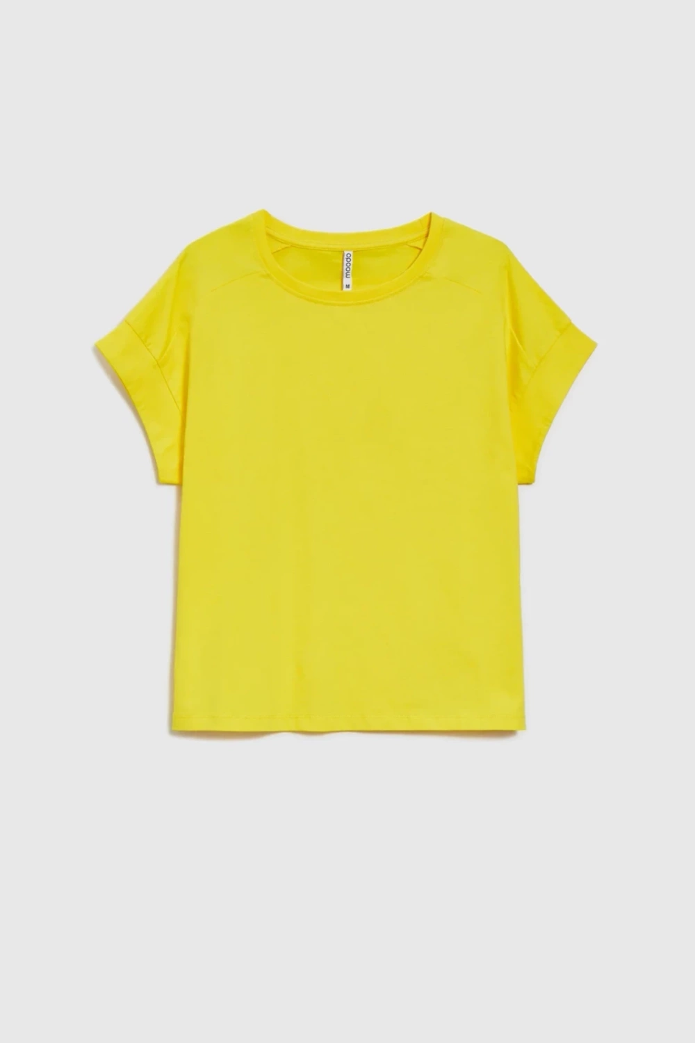 Marisse Yellow Cotton T-Shirt