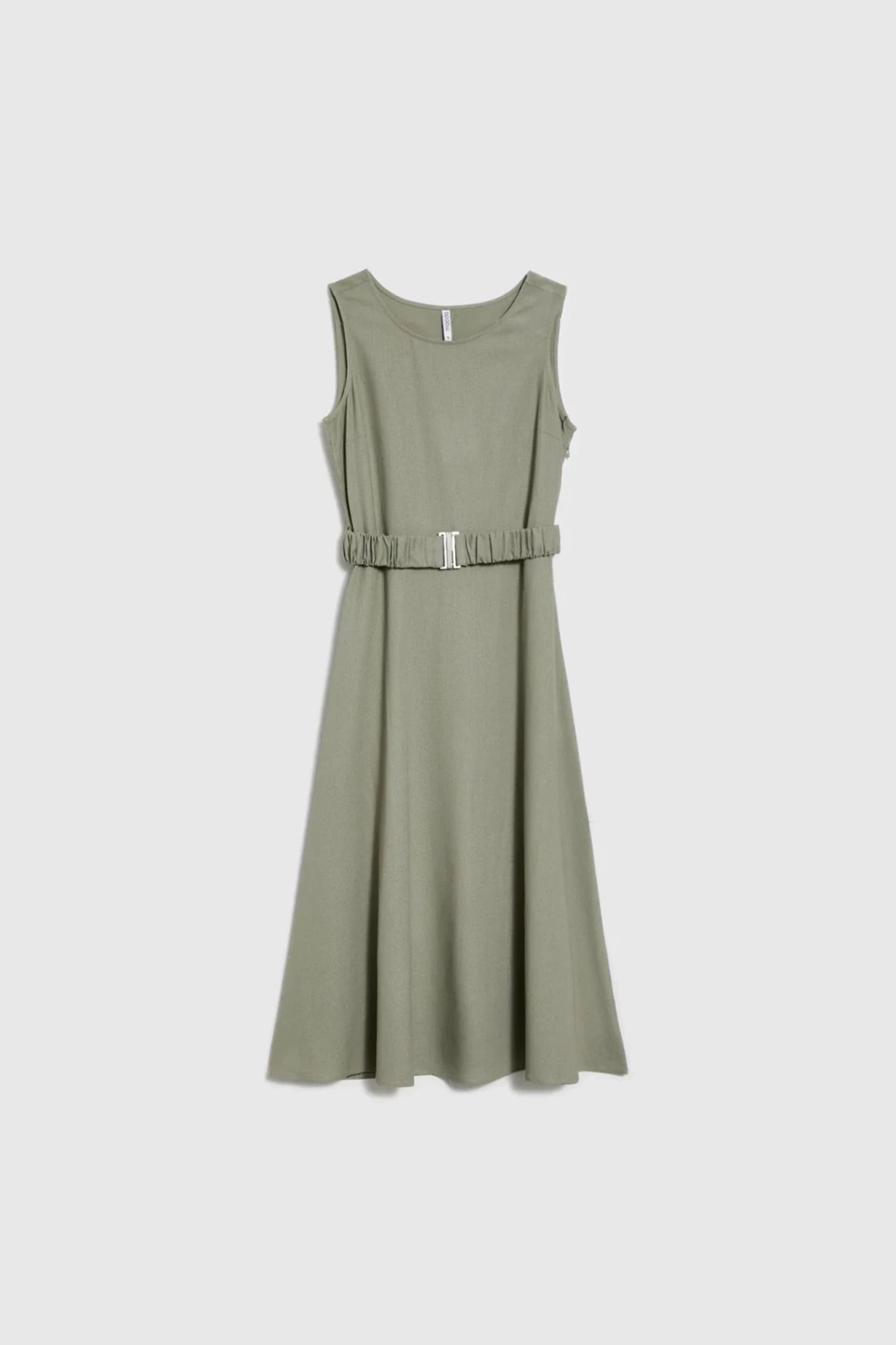 Marisse Olive Dress With Belt