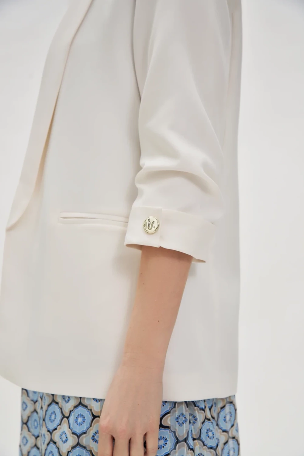 Marisse Women&#039;s Jacket L-Mr-4604 Off White