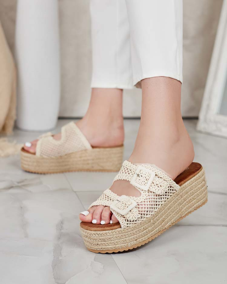 Resti Royalfashion Women&#039;s Olcana platform flip-flops