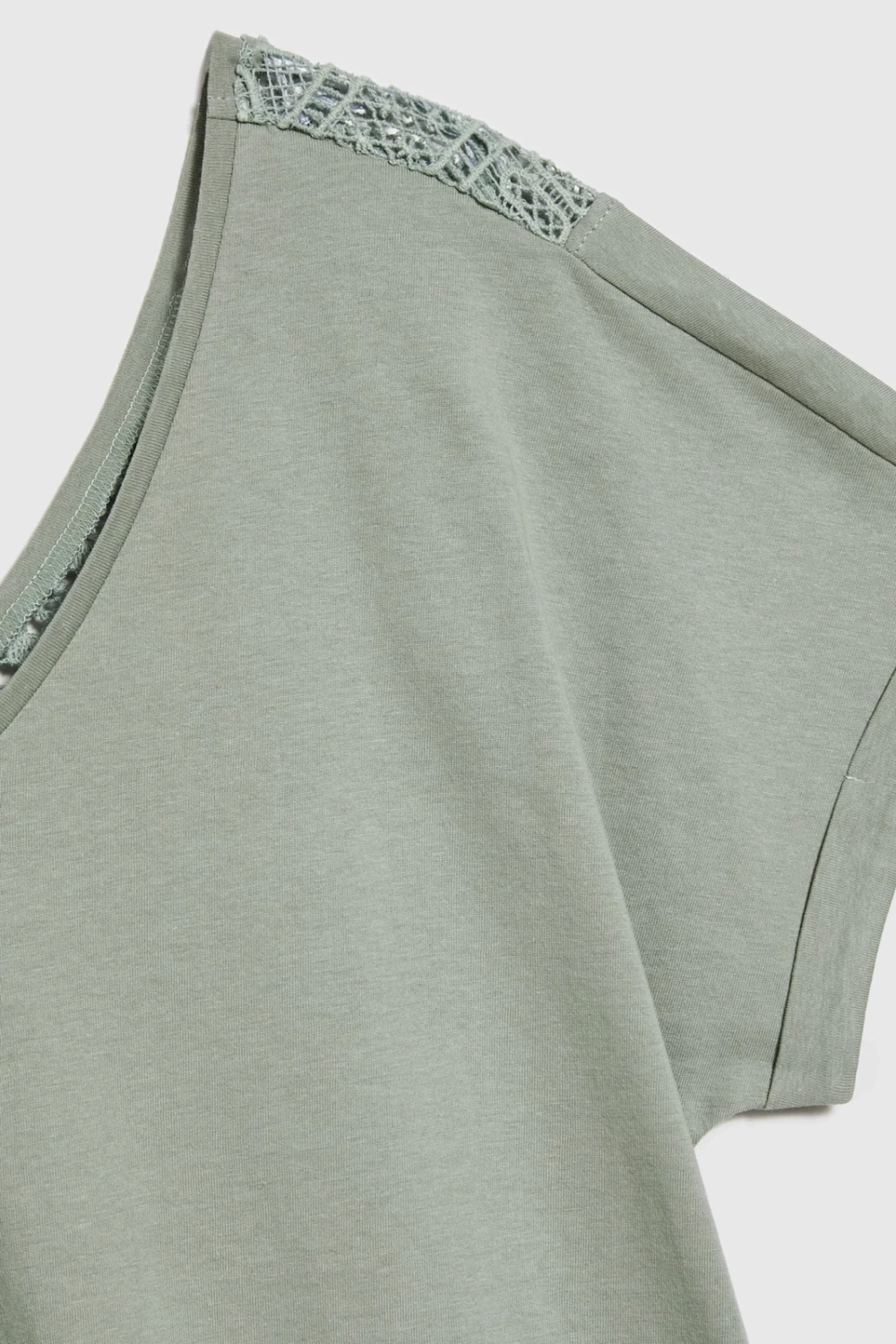 Marisse Olive Cotton Blouse