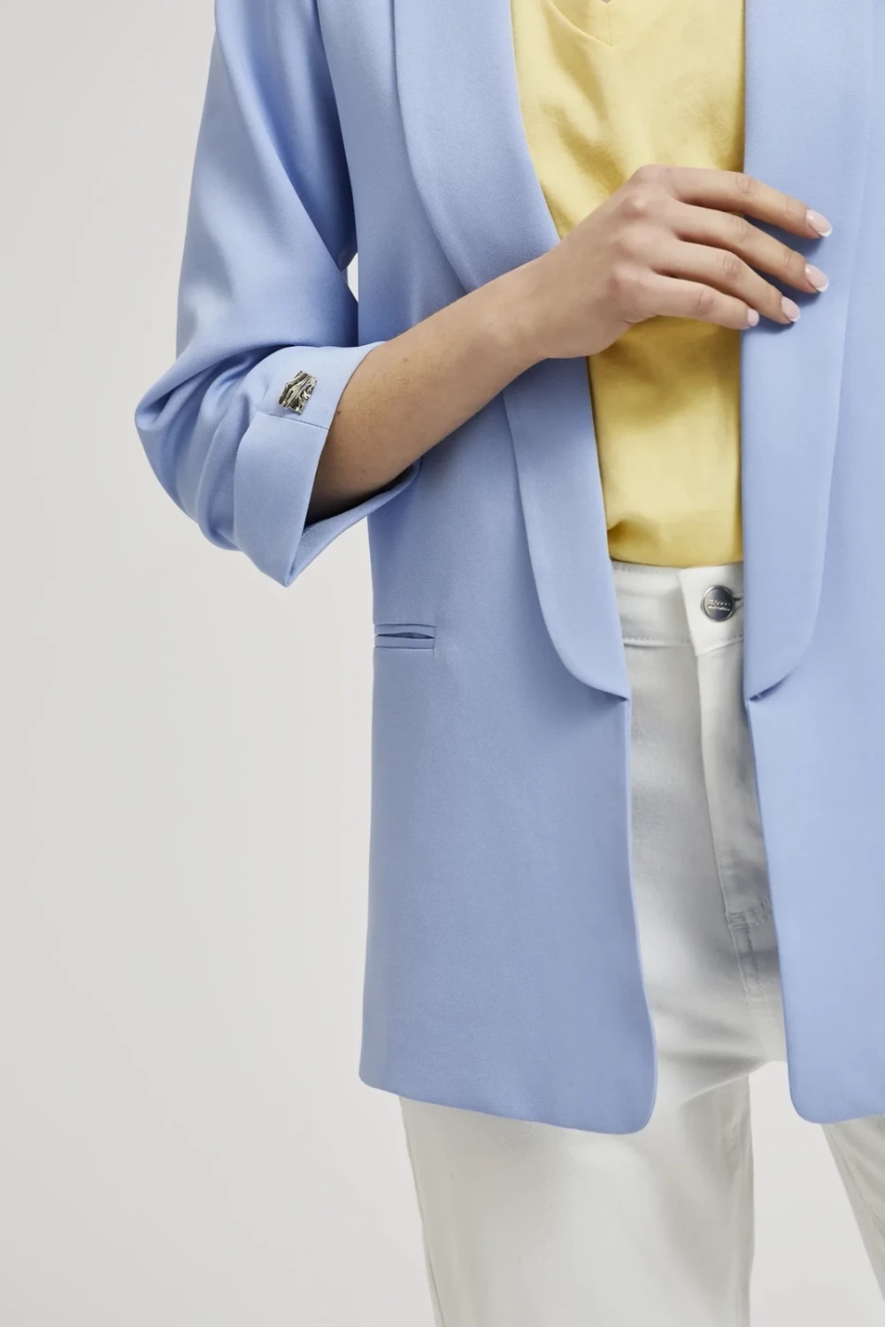 Marisse Women's Jacket L-Mr-4307 L.Blue
